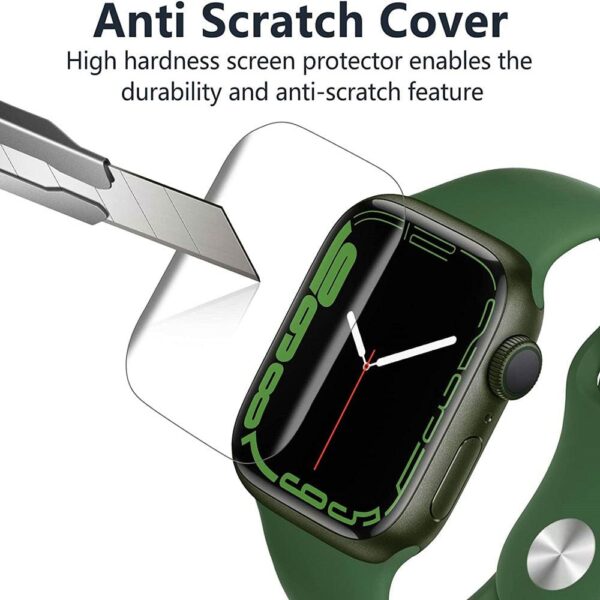 anti bubble anti scratch ultra thin screen protector film for apple watch ultra 8 7 6 se 5 4 3 i phonecases com 3