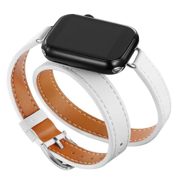 double band leather strap for apple watch 8 7 6 se 5 4 3 2 ultra 494542 44384041mm i phonecases com 11