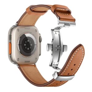 premium leather strap for apple watch 8 7 se 6 5 4 45mm 41mm ultra 49mm wrist band i phonecases com 1