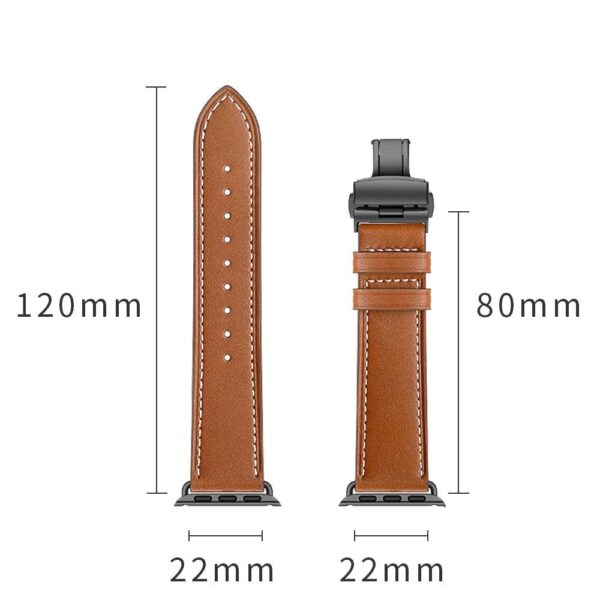 premium leather strap for apple watch 8 7 se 6 5 4 45mm 41mm ultra 49mm wrist band i phonecases com 6