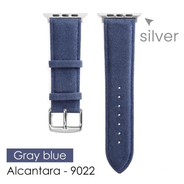 sport luxury alcantara strap for apple watch 45444149mm suede leather band for iwatch i phonecases com 9