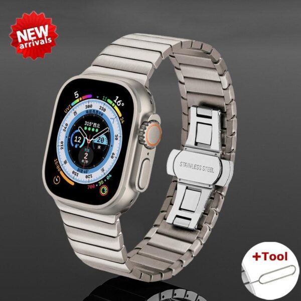 stainless steel bracelet band for apple watch 8 7 4145mm 6543 4440mm ultra 49mm i phonecases com 25