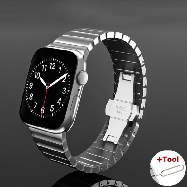 stainless steel bracelet band for apple watch 8 7 4145mm 6543 4440mm ultra 49mm i phonecases com 31 23163450032246