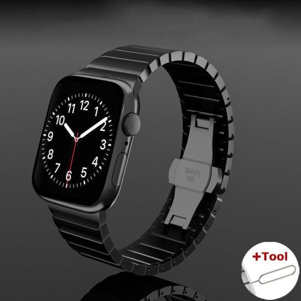 stainless steel bracelet band for apple watch 8 7 4145mm 6543 4440mm ultra 49mm i phonecases com 33 23163450097782