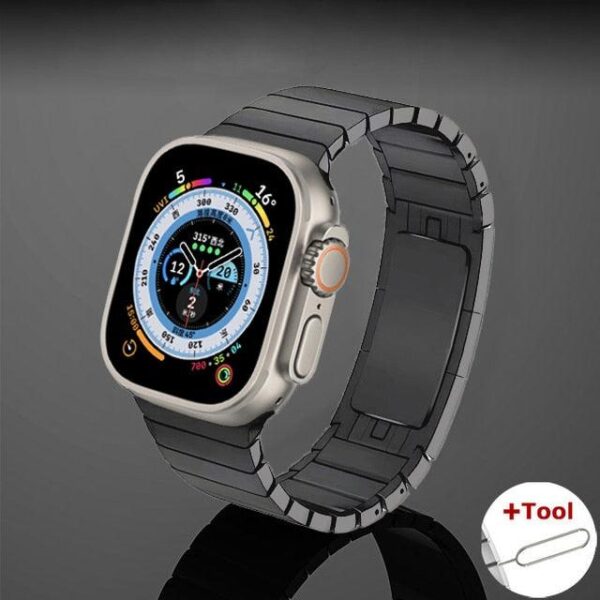 stainless steel bracelet band for apple watch 8 7 4145mm 6543 4440mm ultra 49mm i phonecases com 36 23163450196086