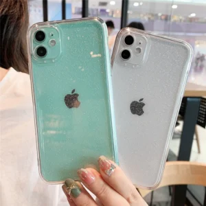 glitter star sparkle clear soft case for iphone 14 plus 13 12 11 pro max 7 8 plus xs x xr se 2