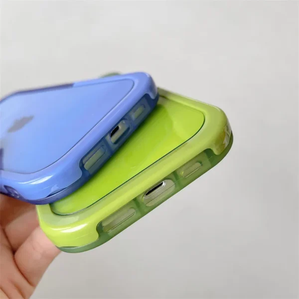 candy color dual flip stand phone case for iphone 14 13 12 pro max 11 x xs xr soft cover