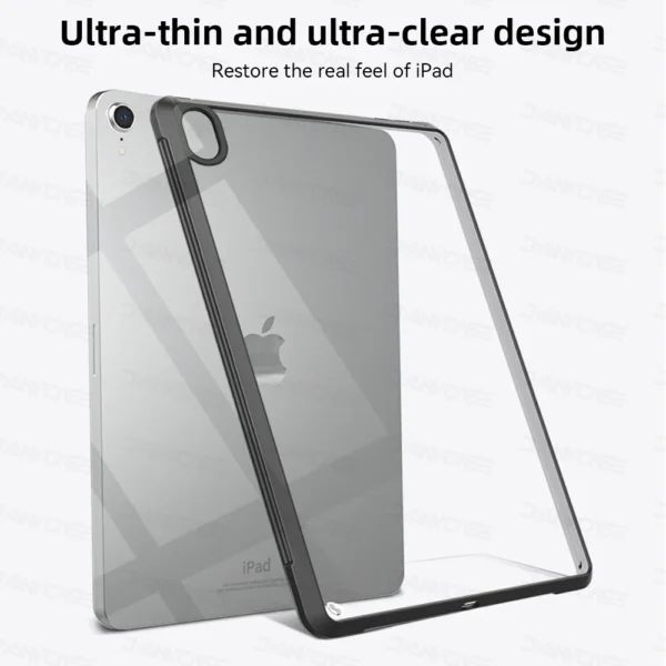 shockproof transparent cover for ipad mini 6 case 10.2 9/8/7th generation 9.7 5/6th air 4/5 10.9 10.5 pro 11 2022 10th 10.9 silicon transparent cover funda