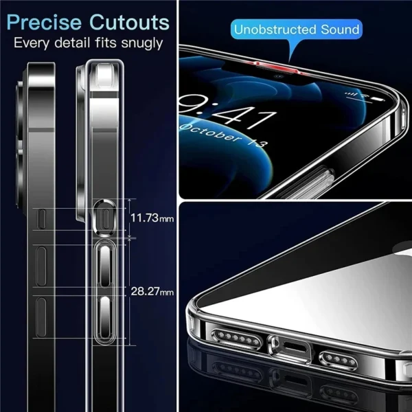 suitable for iphone 13 14 pro mobile phone case advanced transparent space shell silicone tpu anti fall soft shell