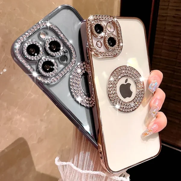 luxury glitter diamond diamante case for iphone 14 pro 11 12 13 pro max 14 plus fashion case