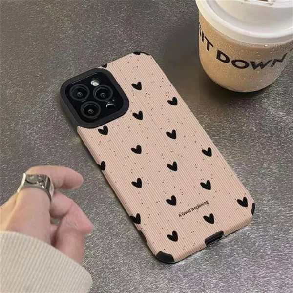 cute love heart couples camera protection case for iphone 11 12 13 14 pro max 15 pro max x xr xs max 7 8plus soft tpu back cover