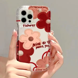 oil painting shockproof soft back cover flower iphone series phone case jj39